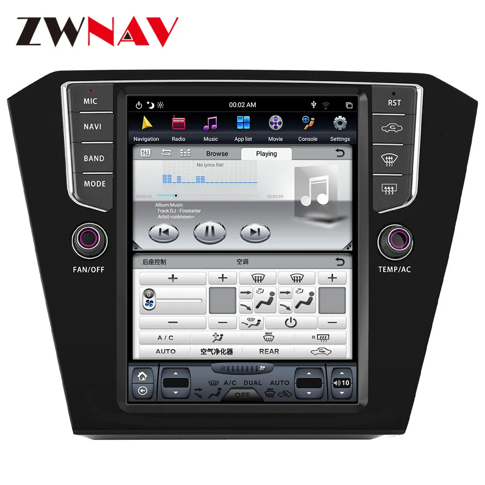 Cheap Android 9 64+4G Tesla With DSP Carplay Car Multimedia Player Stereo For Volkswagen Magotan 2013-2017 Auto Radio GPS Navigation 6