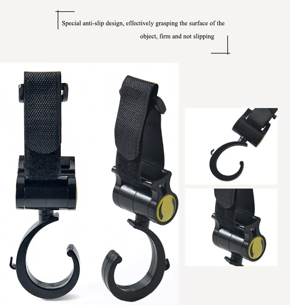 2 шт., много крючков для коляски, вешалка, прогулочная коляска с зажимом, сумка для покупок, универсальная детская коляска на липучке, крючки для тележки, аксессуары