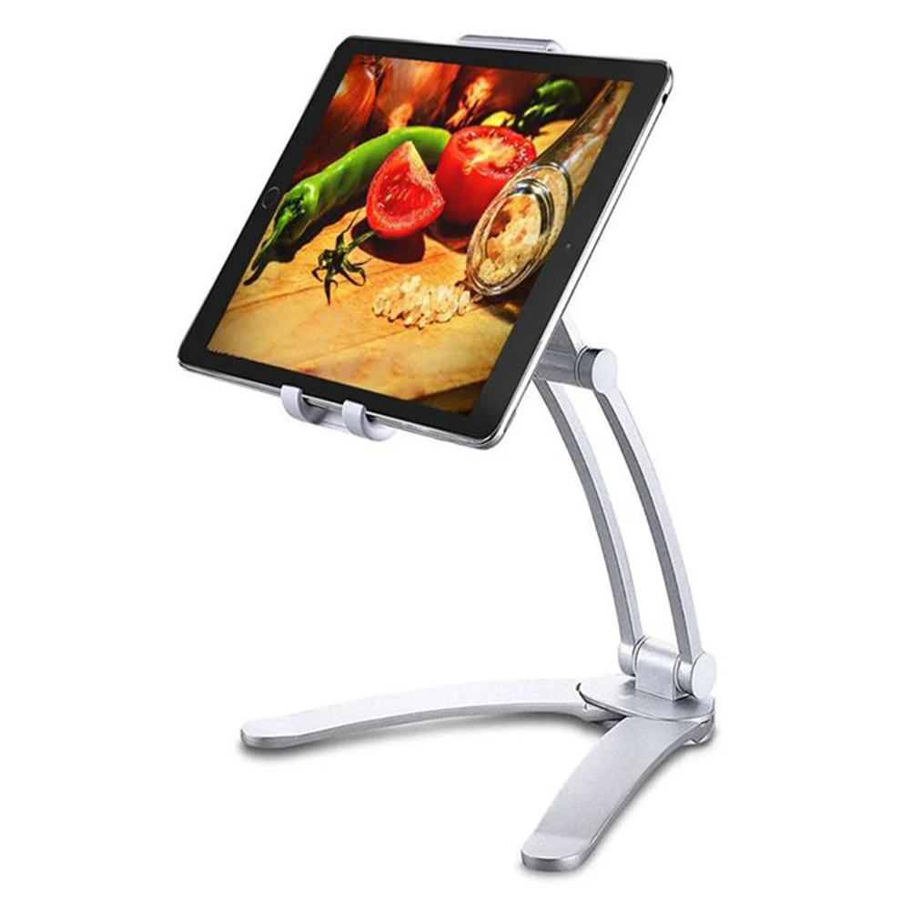 

Desktop Phone Tablet Holder Lazy Bracket On the Wall Stand Adjustable for Home Brackets WWO66