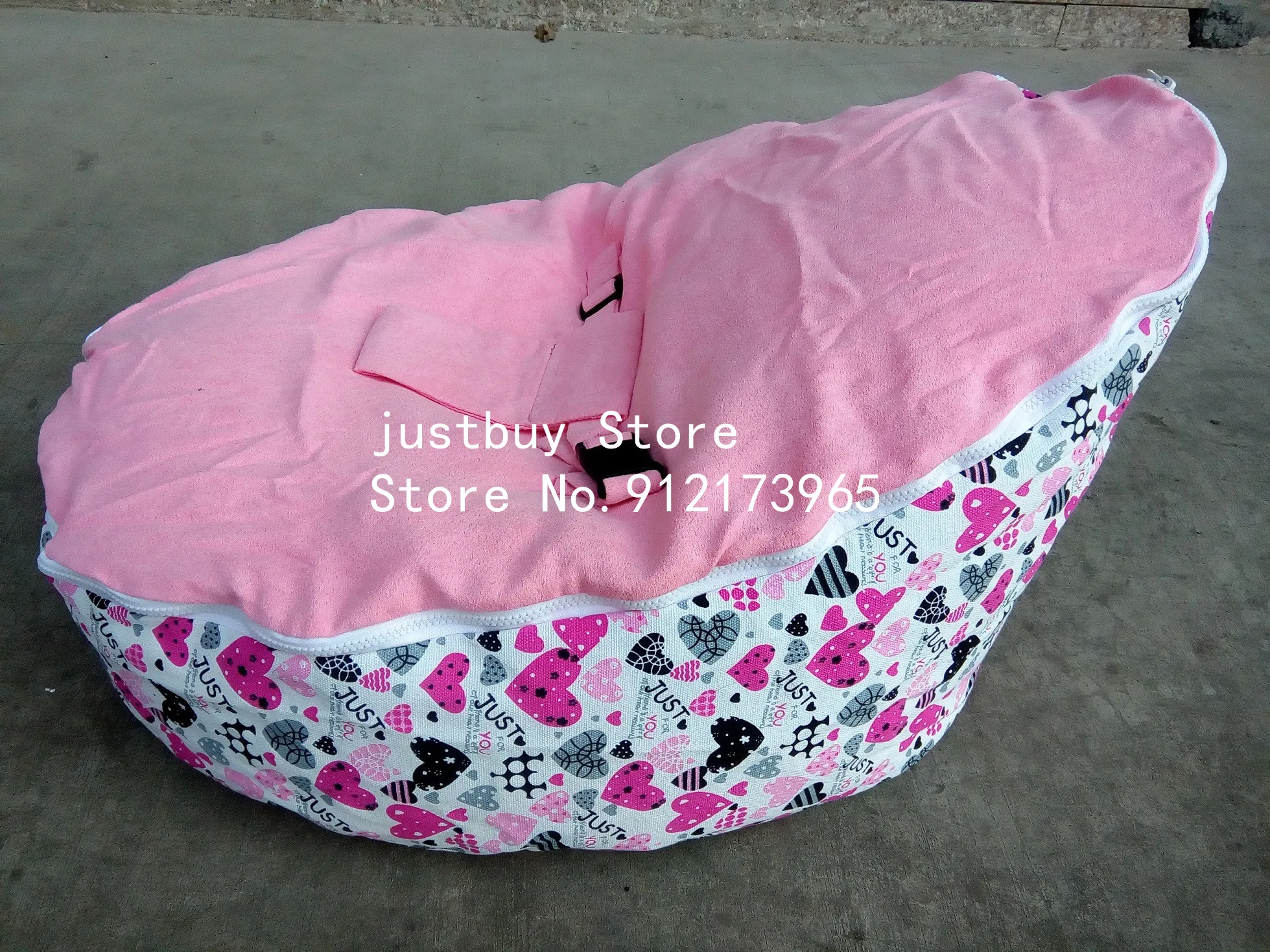 Soft Baby Chair Infant Bean Bag Bed Cover Without Filler Pouf For