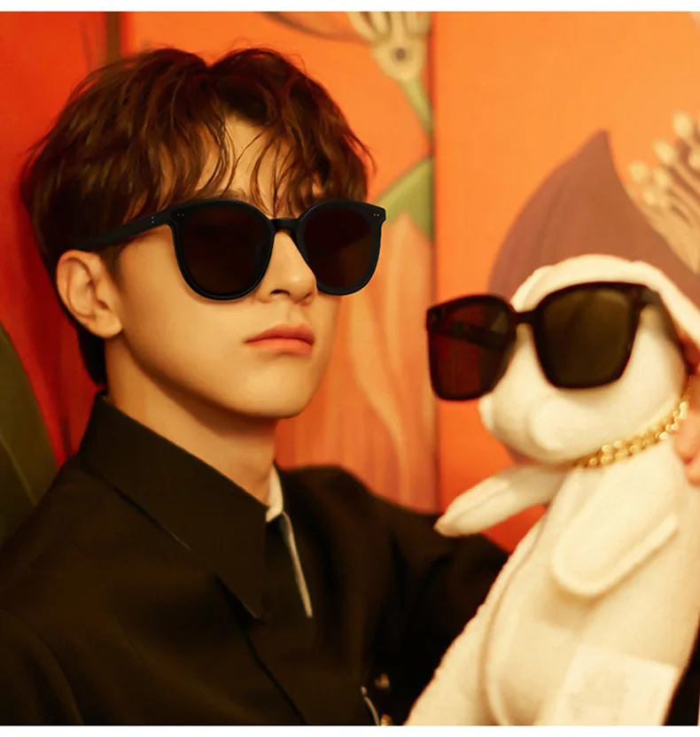 サングラス honghol BOJAKI H216111 Fashion Sunglasses HSHM_H2161-11_SS_1 DHgate.com:Korean version of new large frame polarized