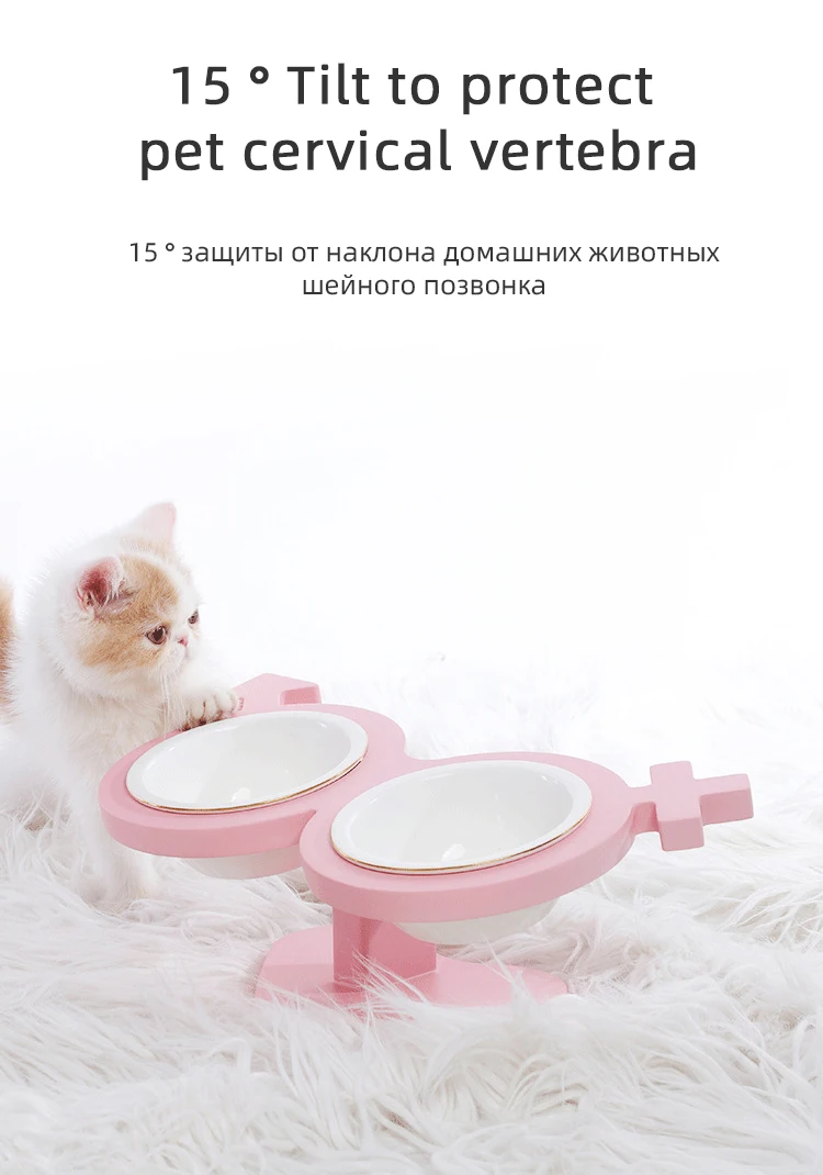 Горячая кормушка для домашних животных, кошек, собак, миска для питьевой воды для собак, кошек, высокотемпературная Керамическая миска с деревянным держателем, нескользящая