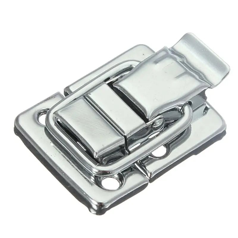 

MTGATHER Stainless Steel Chrome Toggle Latch For Chest Box Case Suitcase Tool Clasp 43mm H144 Simply Lift The Pull Arm To Open