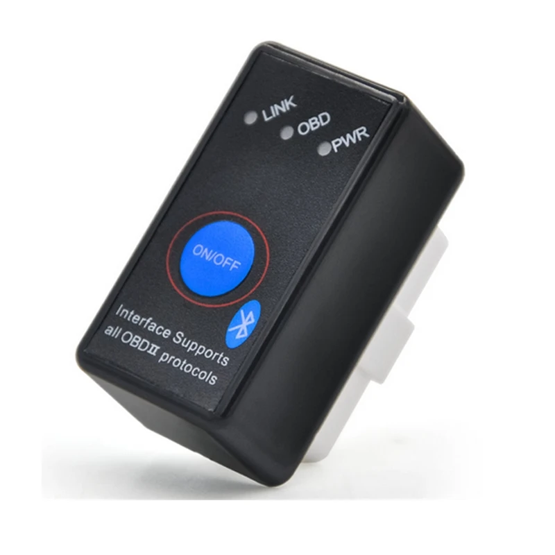 Bluetooth ELM327 V2.1 OBD2 автомобильный диагностический инструмент ELM327 Выключатель питания V2.1 кнопка включения/выключения ELM-327 автоматический сканер для OBDII протоколы