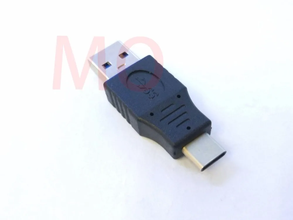 400 шт. черный type-C штекер USB 3,0 USB адаптер