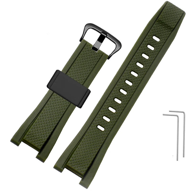 Durable Waterproof Silicone Watchband - Premium Rubber Strap