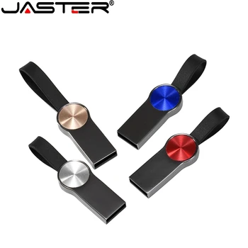 

JASTER (5 free logos) USB 2.0 Flash Drives Fashion High Speed 16GB 32GB 64GB 128GB Metal Waterproof USB Pen Drive Free shipping
