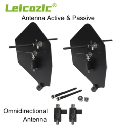 Leicozic 2Pcs UA898-A2 Omnidirectional Antenna Signal Booster Spliter Distribution System Distributor Stage Audio Equipment DJ