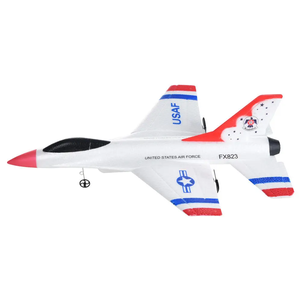 

Hot FX-823 2.4G 2CH RC Airplane Glider Remote Control Plane Outdoor Flying Aircraft
