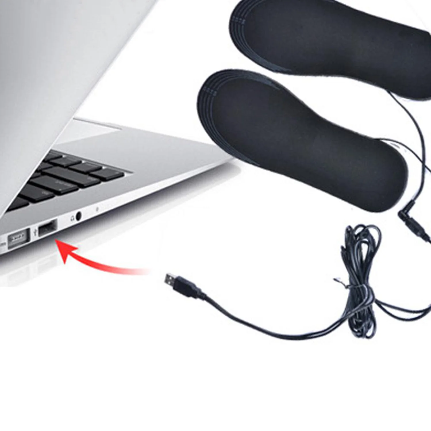 Стельки с электропитанием от USB, моющиеся, зимние, сохраняющие тепло, стельки для обуви, теплые, для здоровья, подошва с подогревом, унисекс