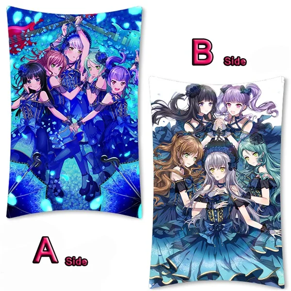 Аниме Bang Dream! МАРУЯМА Aya Minato Yukina Dakimakura длинная подушка для объятий чехол для кровати подушки наволочки 2WAY 35x55 см - Цвет: 07
