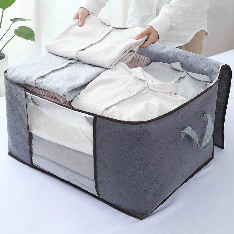 

Waterproof Thick Quilt Storage Bag Large Capacity Clothing Storage Box Moving Luggage Packing Bag