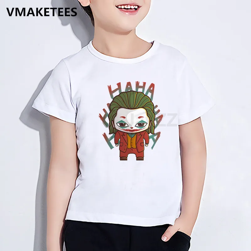

Hot Movie Joker Joaquin Phoenix Kids T Shirt Funny Cartoon Children Clothes Summer Baby Girls & Boys T shirt