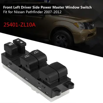 

Front Left Driver Side Power Master Window Switch for Nissan Pathfinder 2007 2008 2009 2010 2011 2012 25401-ZL10A