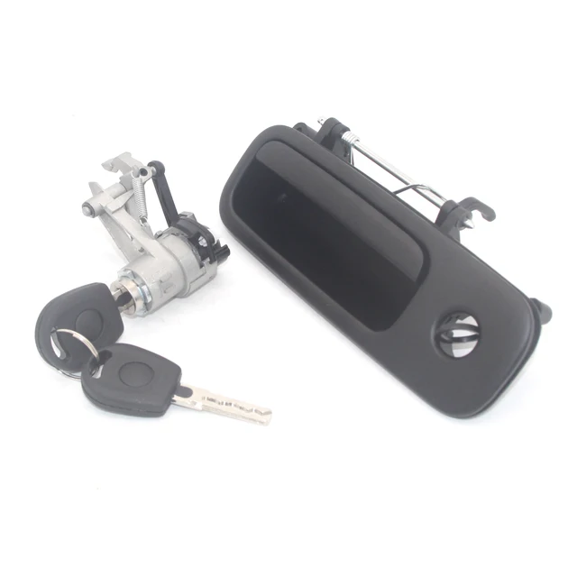 US $28.45 1J6827297G 1J6827565B Tailgate Rear Outer Door Handle with Lock 2 Keys for GOLF IV Lupo Seat Arosa 