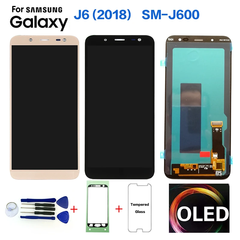 Сменный OLED экран для Samsung J6 2018 J600 ЖК дисплей On6 J600G модуль дисплея J600G|Экраны