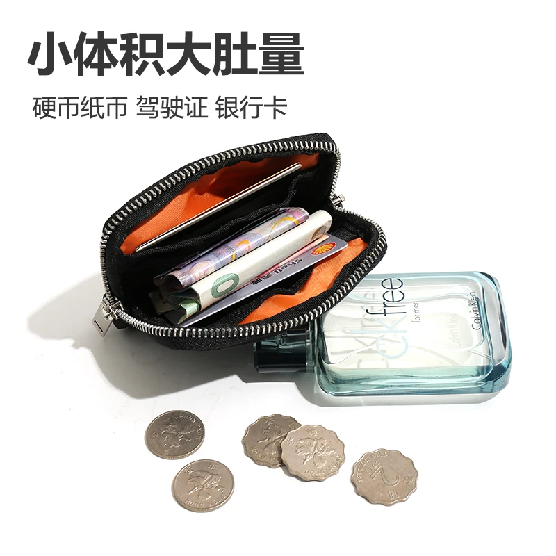Zipper Wallet Credit Card Clip Wallet
