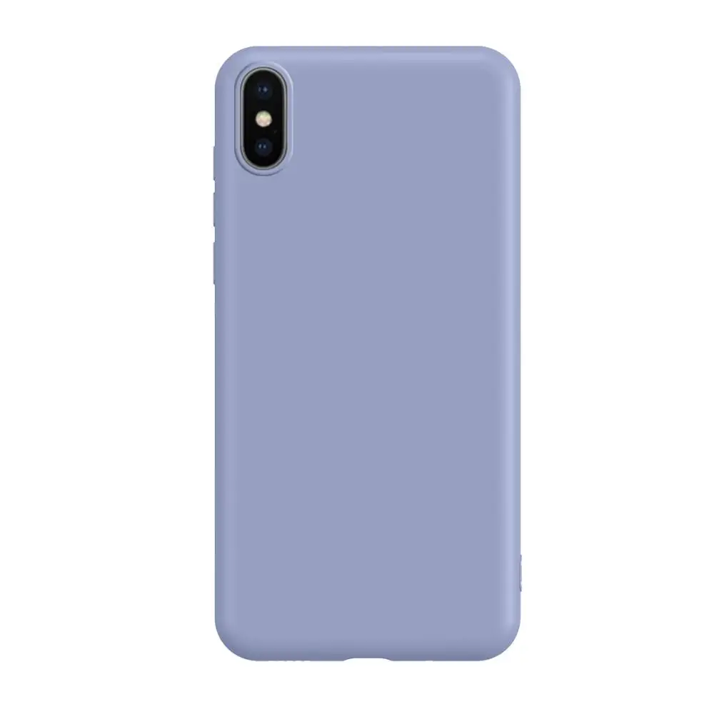 Силиконовый чехол Jotunao для телефона iphone 7 8 Plus для Apple, чехол для iphone 6 6S Plus X XS MAX XR 7 8 без логотипа - Цвет: Небесно-голубой