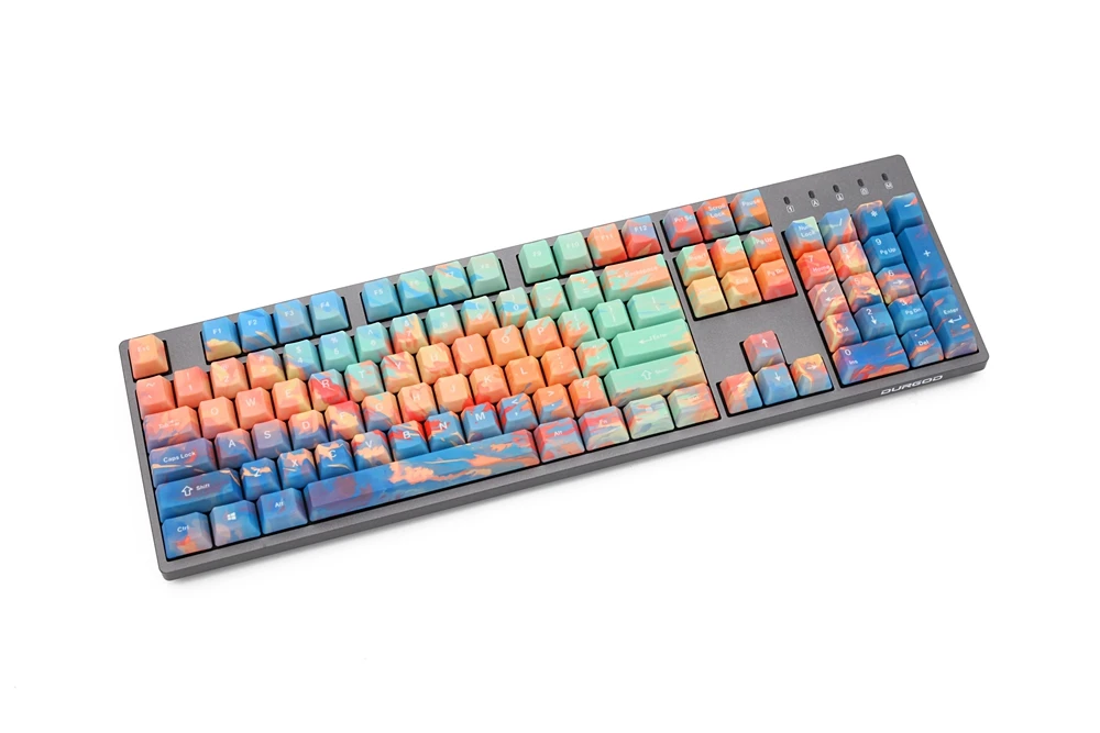 OMO OEM профиль по всему красителю Sub Keycap петля заката свечение для механической