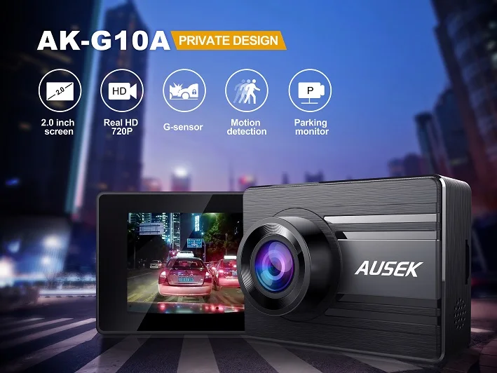 Car DVR Dashcam HD 1920*1080 Car Camera Recorder 2.0'' Dash Camera Video Registrator Night Vision Dash Cam Auto Camera AK-G10A