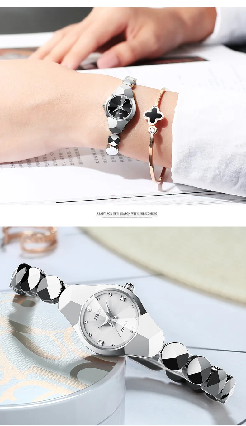 Bracelet watch female tungsten steel color waterproof Korean fashion simple diameter 20mmwrist watches for women