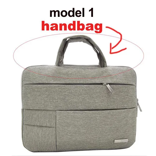 model 1 light grey Модная сумка для ноутбука, чехол для Mac Macbook Air Pro 11 13, рукав для ноутбука Asus Dell hp acer lenovo notebook 11,6 13,3 14 15,6 - Цвет: model 1 light grey