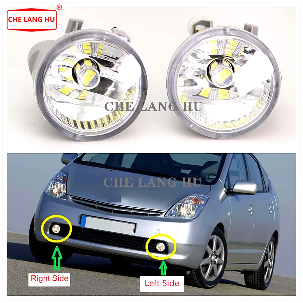 Светодиодный противотуманный фонарь подходит для Toyota Prius 2004 2005 2006 2007 2008 2009 Автомобильный Стайлинг передний бампер светодиодный противотуманный фонарь противотуманная фара с лампами
