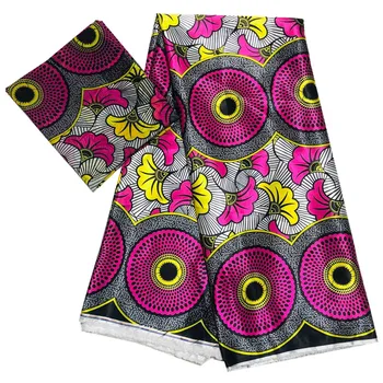 

2020 Best Price Vintage Silk wax cloth African Wax Prints Fabric African Ankara Fabric Wax Print Fabric 4+2yards/lot for Dress