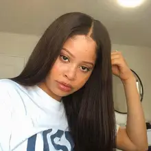 Meetu recto mechones con Frontal HD Frontal de encaje y mechones malayo hueso recto extensiones de cabello humano mechones con cierre Frontal