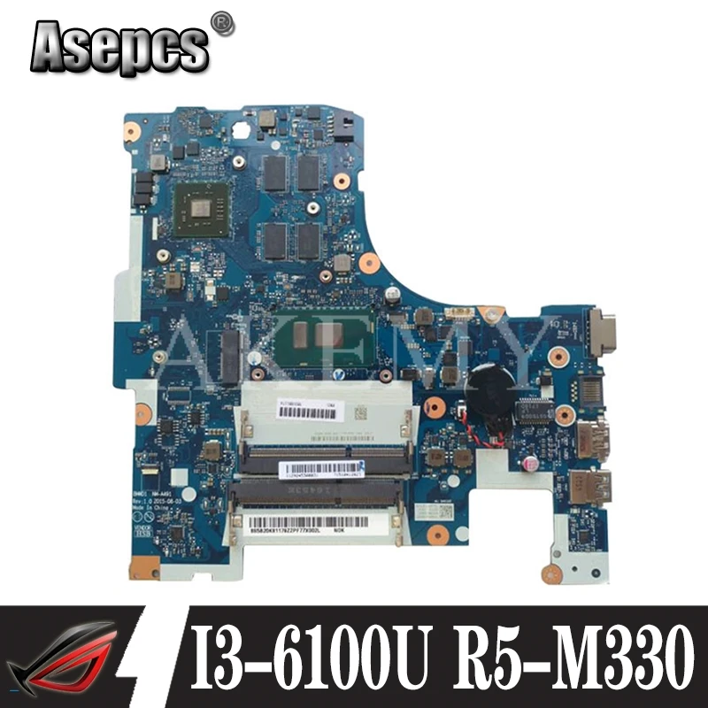 NM-A491 материнская плата для ноутбука For Lenovo Ideapad 300-17ISK оригинальная I3-6100U R5-M330 |