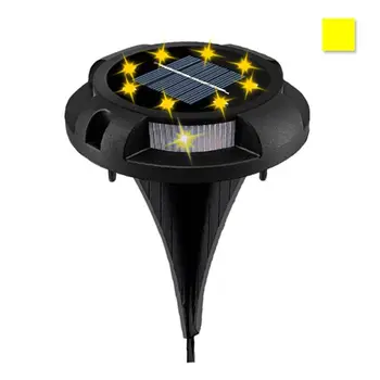 

4pcs/set Solar Powered 8 LED Lawn Light Waterproof Outdoor Buried Light for Yard X4YD