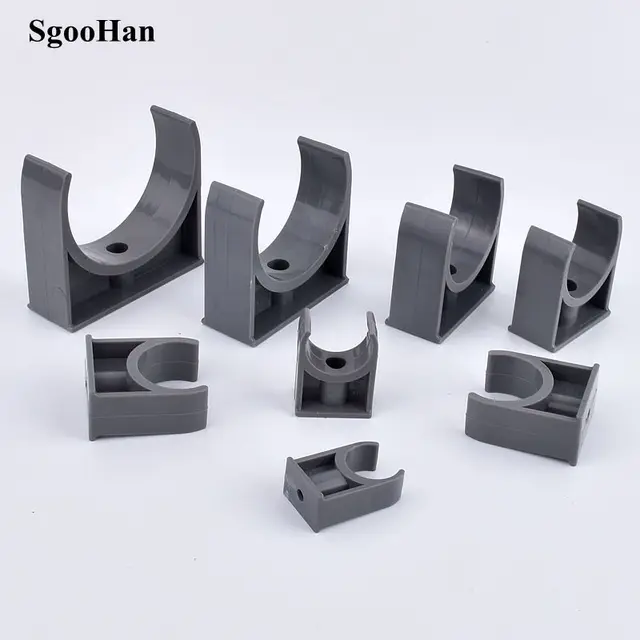 I.D 2075mm PVC Gray Ushaped Pipe Clamp Plastic Clamp Pipe Holder
