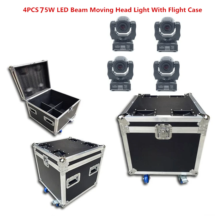 4 шт. 75 Вт + f светильник светодиодный с подвижной головкой/США Luminums 60 DJ точечный