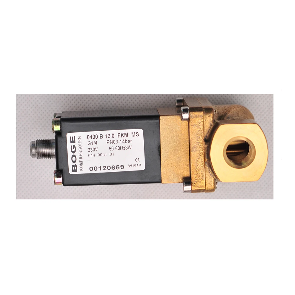 boge solenoid valve 644006101 G1/4" 230V used for boge compressor parts