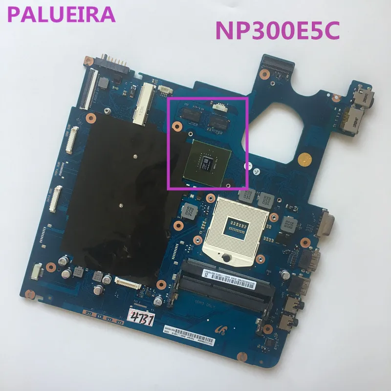 Материнская плата для ноутбука Samsung NP300E5C флюоресцентная в хорошем состоянии