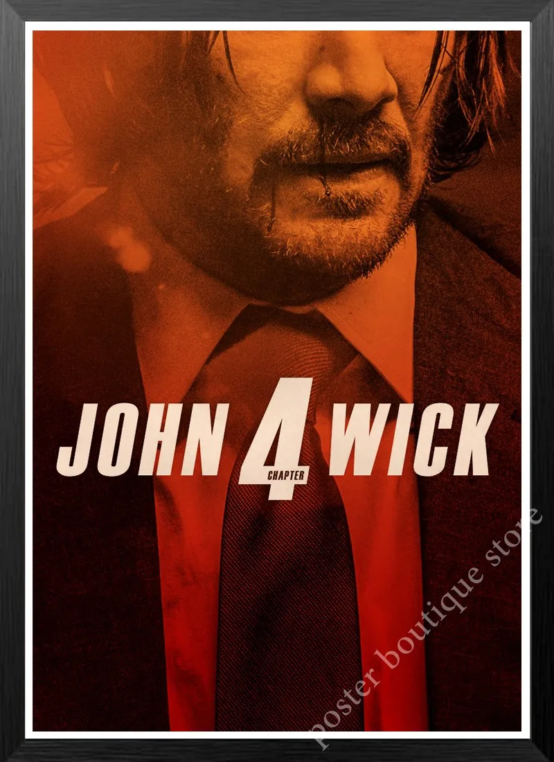 Плакат Джон фитиль/постер фильма Keanu Reeves/ВИНТАЖНЫЙ ПЛАКАТ/украшение гостиной/домашний кафе бар плакат на крафт-бумаге стикер на стену - Цвет: 22