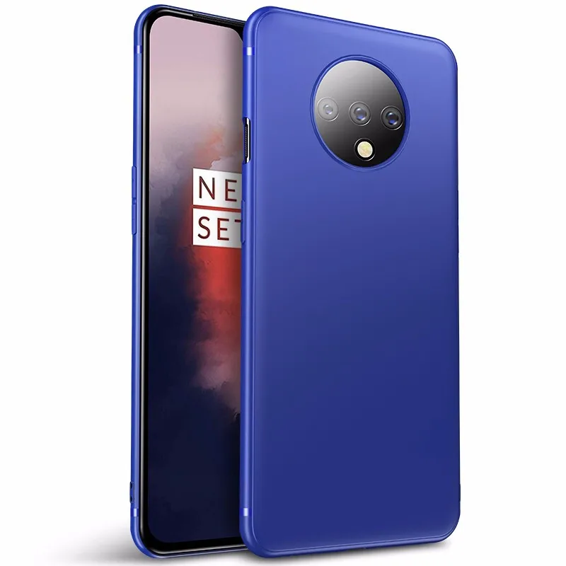 Прозрачный чехол для oneplus 7 t, чехол OnePlue 7T Pro, прозрачный чехол, Ультратонкий Мягкий чехол из ТПУ, силиконовый тонкий чехол MOFi oneplus 7t - Цвет: matte blue