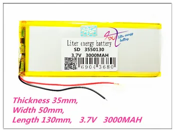 3550130 3.7V 3000MAH Polymer rechargeable batteries V702 Fashion Edition V701 V711 dual-core version SGR271