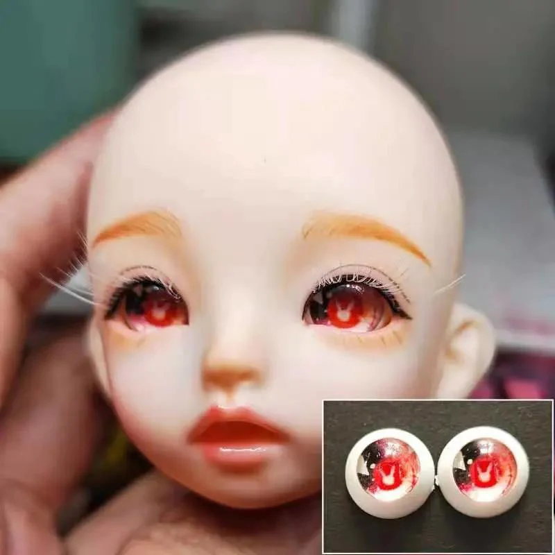 Doll Eyes 10/11/12/14/16/18mm Bjd Anime Doll Eyes Acrylic Fit for 1/3 & 1/4  & 1/6 & 1/8 Bjd Doll Change Makeup Eyes Accessories