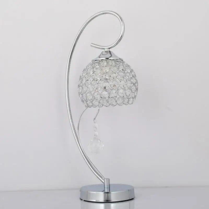 Kaufen Liefern Moderne Concise Kristall Tisch Lampe Kreative Restaurant Wohnzimmer led Lampe Romantische Schlafzimmer Nachttisch Lampe Großhand
