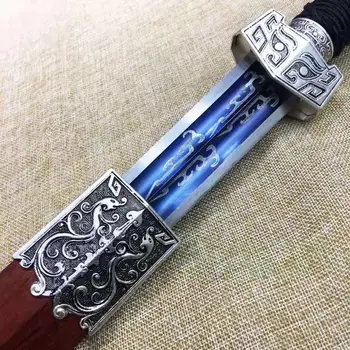 

Full Tang WUSHU Sword manganese steel Blade Saber Chinese KungFu Han Jian