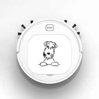 

Multifunctional Vacuum Cleaner Smart Dry Wet 1800Pa Home Floor Cleaner Rechargeable Sweeping Robot Cute Schnauzer Dog