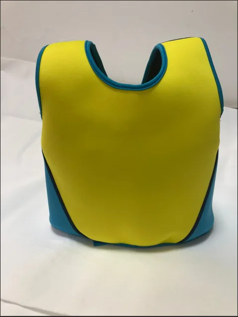 Манера, детский купальный жилет fu li yi Learn Floatie со съемной спинкой, купальный костюм, непрофессиональная Спасательная куртка, перекрестная кайма
