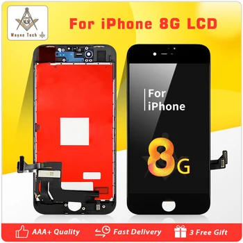 

100PCS High Quality For iPhone 8 8G LCD With Great 3D Force Touch Assembly Screen Replacement Display Top Sell Free DHL Shipping