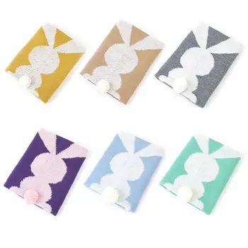 

Newborn Baby Knitted Cute 3D Rabbit Stroller Blanket Cover Swaddle Wrap Bedding
