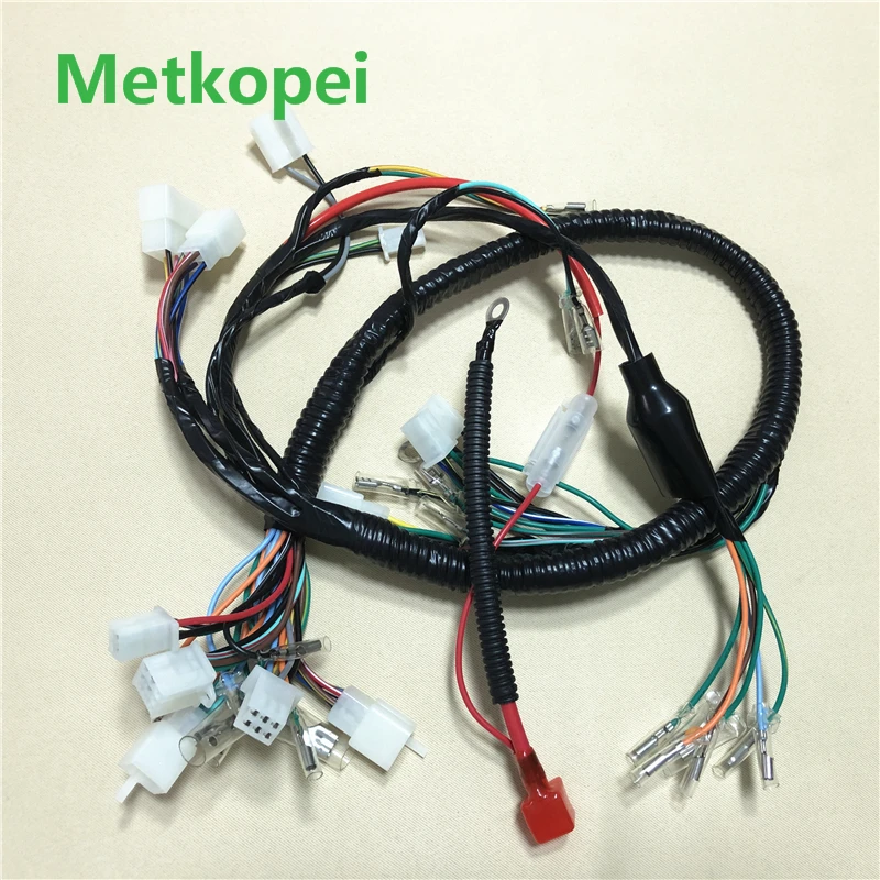 

motorcycle Wire Cable Assembly CG125 ZJ125 XF125 Full vehicle Cable Line for Honda 125cc CG XF 125 Full vehicle wire