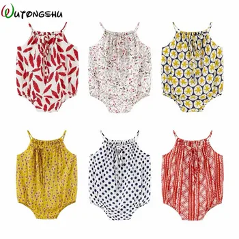 

Baby Girl Summer Bodysuit Infants Baby Girls Boys Clothing Vintange Flowers Jumpsuit Clothes Newborn Girl Bohemia Tops Playsuits