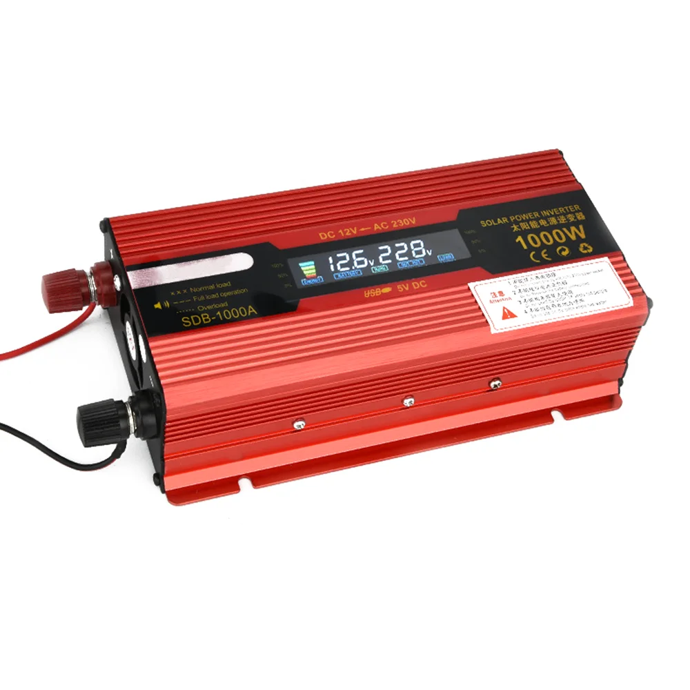 

Best Quality 12V 24V 1000W Single Phase Pure Sine Wave Inverter car dc inverter for home