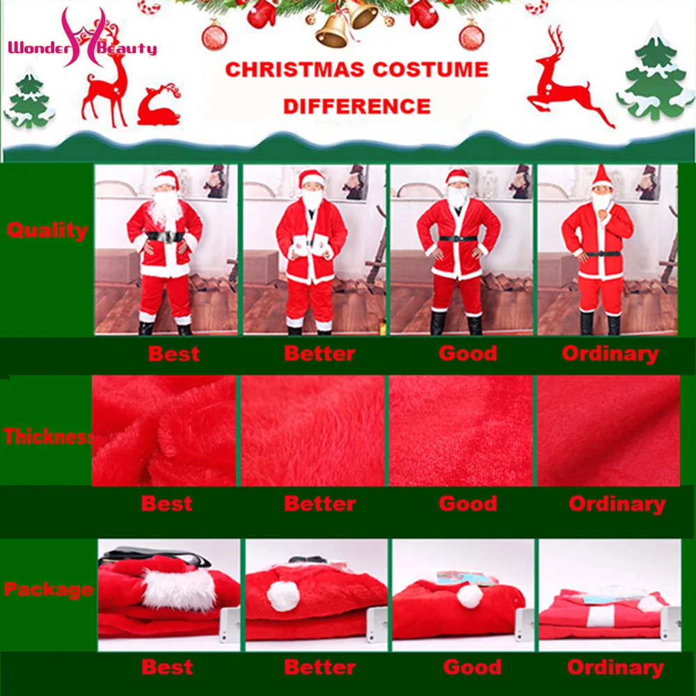 Santa Claus Women Hooded Velvet Dress+belt Set Sexy Role-play Christmas Xmas Cosplay Costumes V-neck Halloween Party Wear