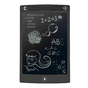 

8.5 Inch Flexible LCD Panel Colorful Handwriting Notepad Writing Tablet Graffiti Scrawl Board Built in CR2016 Button Battery